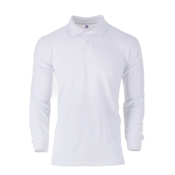 Uzun Kollu Polo Yaka Penye T-Shirt